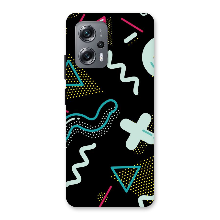 Shapes Pattern Back Case for Redmi K50i