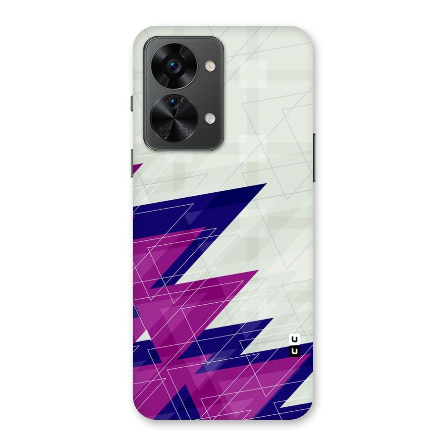 Sharp Abstract Design Back Case for OnePlus Nord 2T