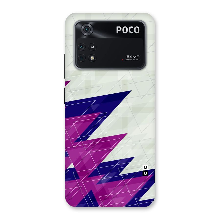 Sharp Abstract Design Back Case for Poco M4 Pro 4G