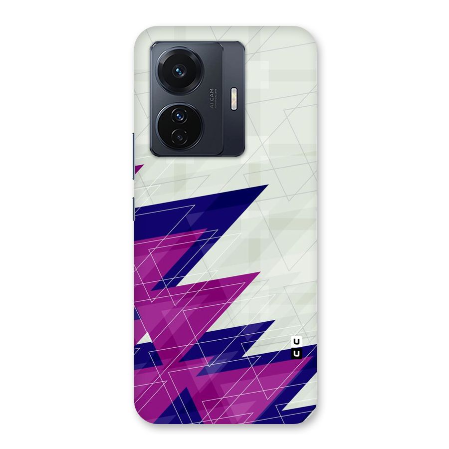Sharp Abstract Design Back Case for Vivo T1 Pro