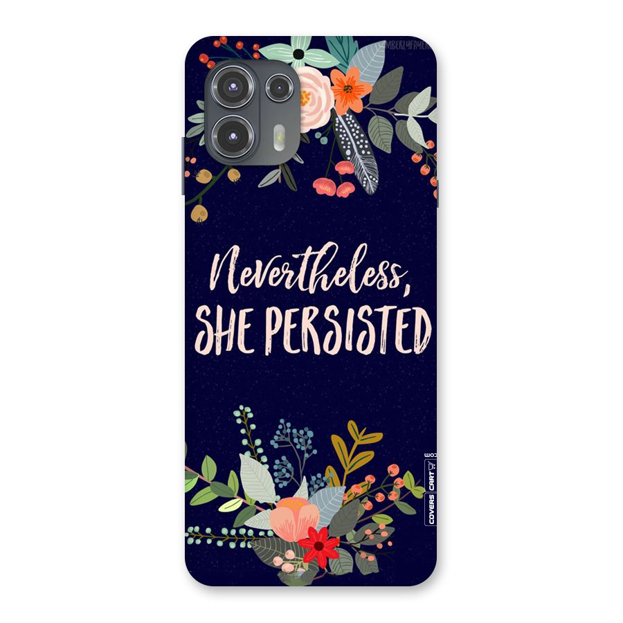 She Persisted Back Case for Motorola Edge 20 Fusion
