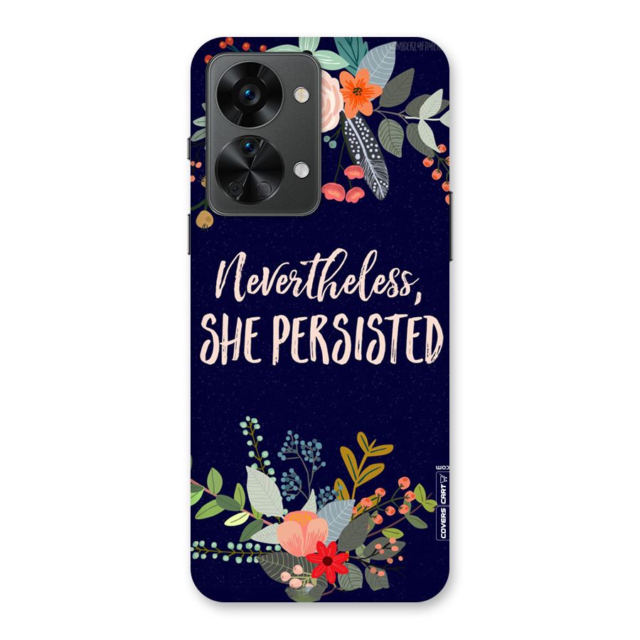 She Persisted Back Case for OnePlus Nord 2T
