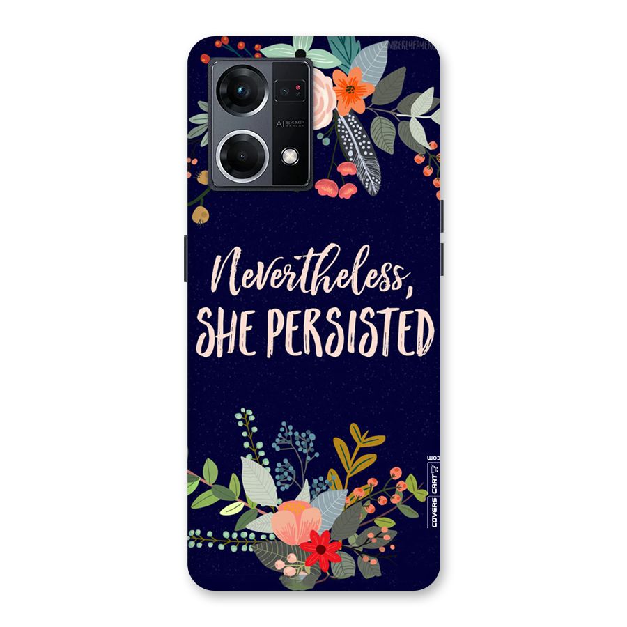 She Persisted Glass Back Case for Oppo F21 Pro 5G
