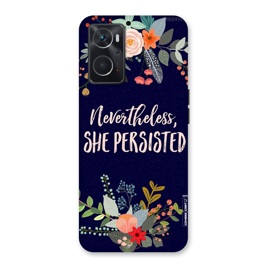 She Persisted Back Case for Oppo K10 4G
