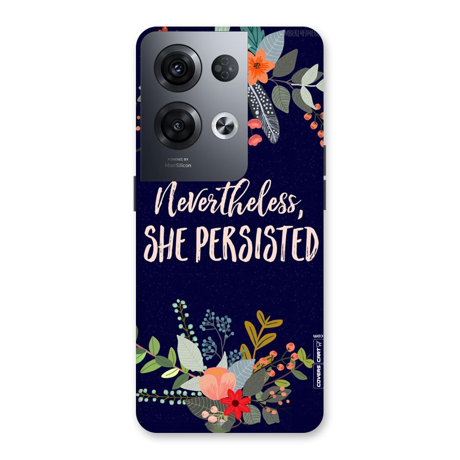She Persisted Back Case for Oppo Reno8 Pro 5G