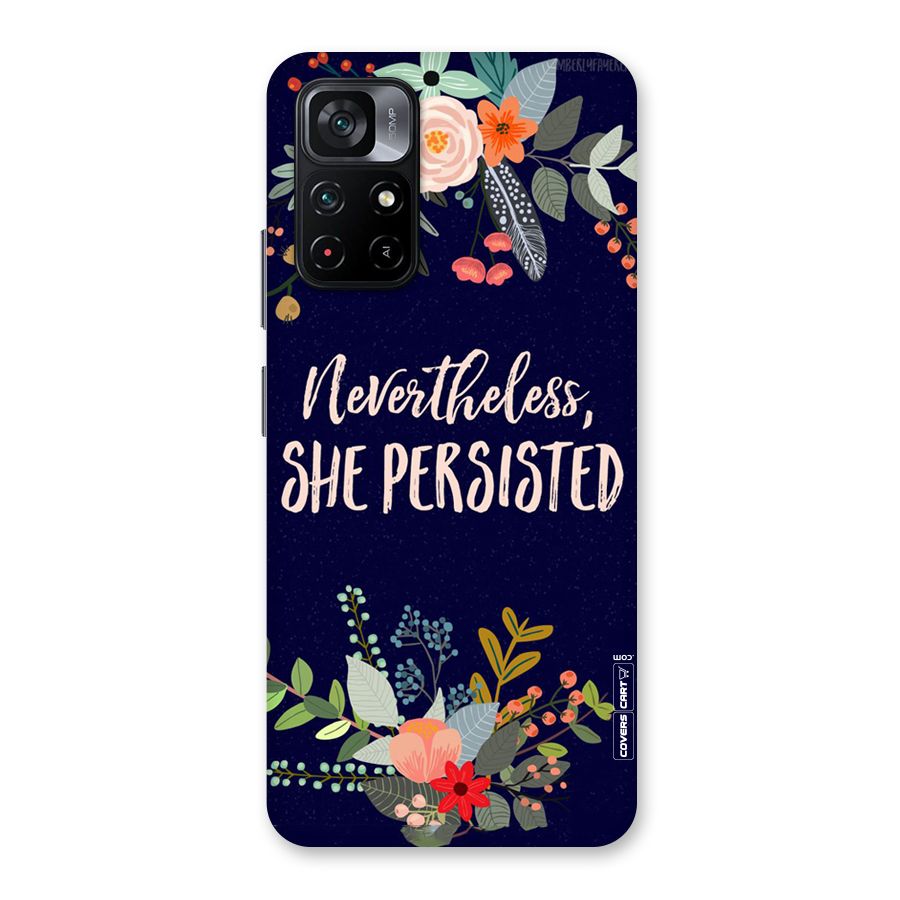 She Persisted Back Case for Poco M4 Pro 5G