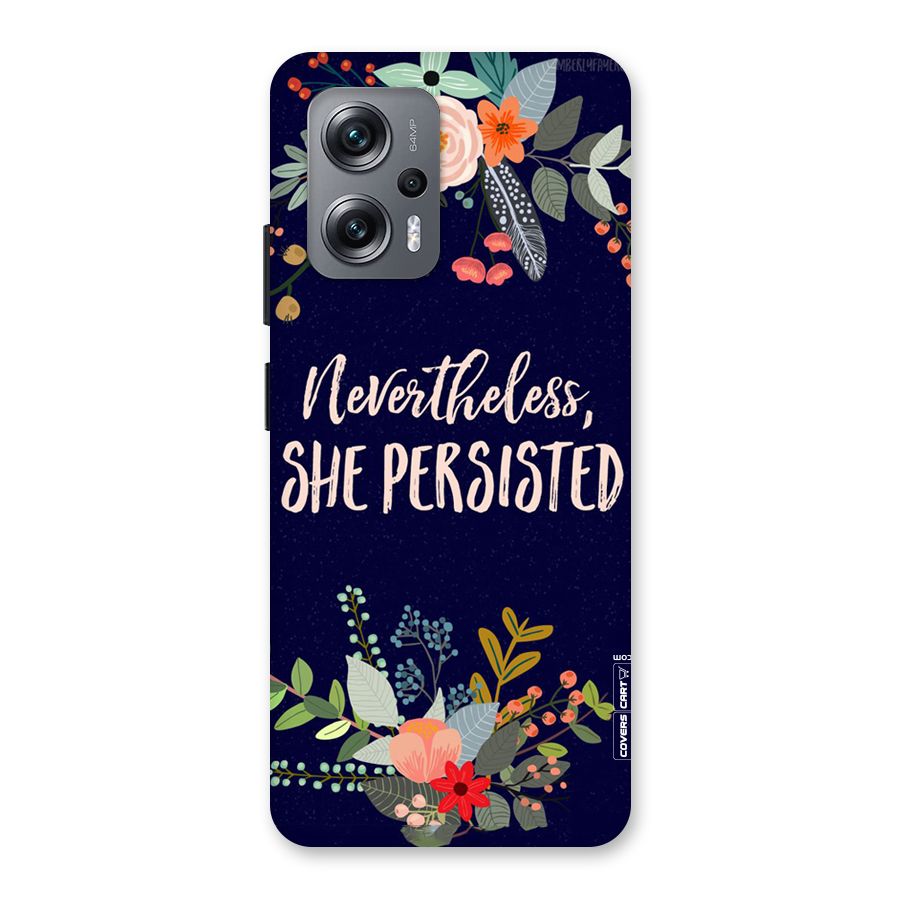 She Persisted Back Case for Redmi K50i