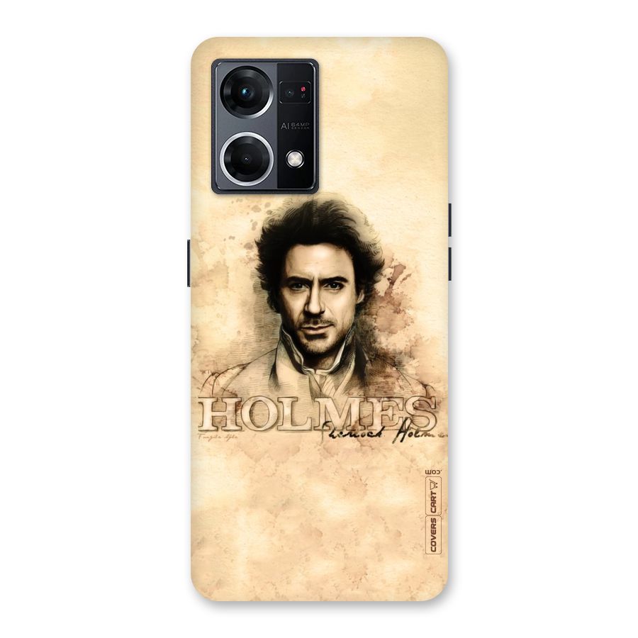 Sherlock Holmes Fan Art Glass Back Case for Oppo F21 Pro 5G