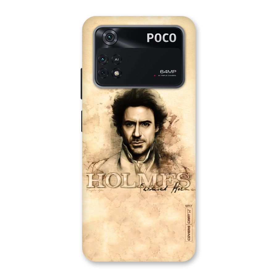 Sherlock Holmes Fan Art Back Case for Poco M4 Pro 4G