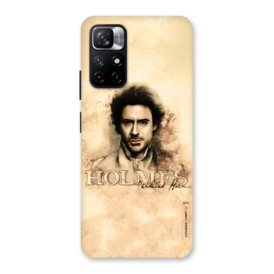 Sherlock Holmes Fan Art Back Case for Redmi Note 11T 5G