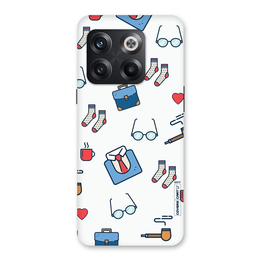 Shirt Spectacles Pattern Back Case for OnePlus 10T