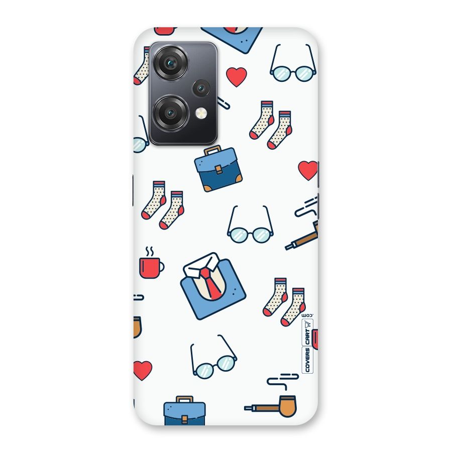 Shirt Spectacles Pattern Back Case for OnePlus Nord CE 2 Lite 5G