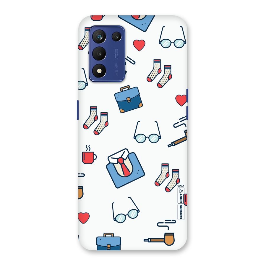 Shirt Spectacles Pattern Back Case for Realme 9 5G Speed