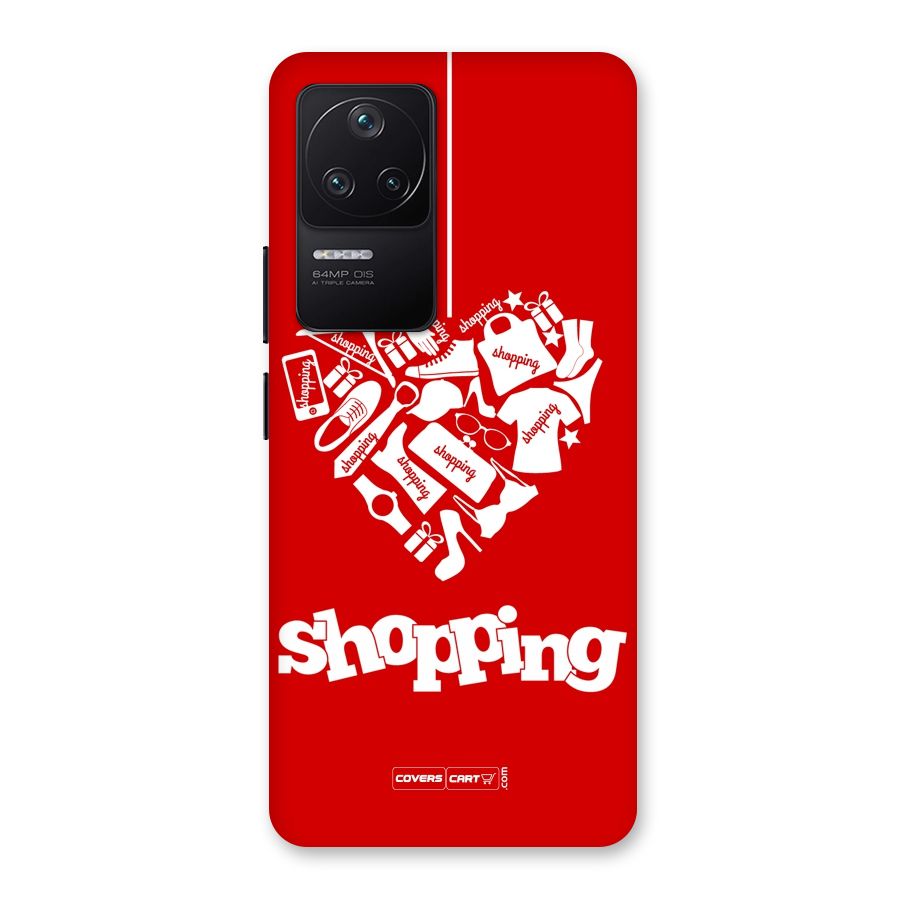 Shopaholic Shopping Love Back Case for Poco F4 5G