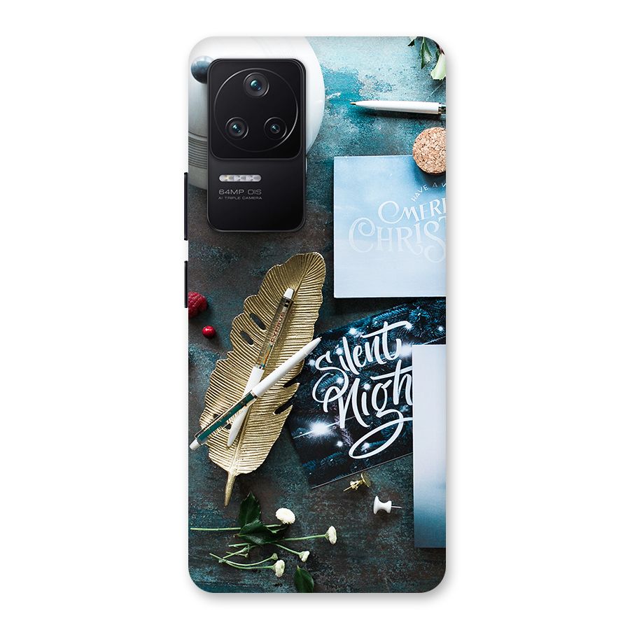 Silent Night Celebrations Back Case for Poco F4 5G