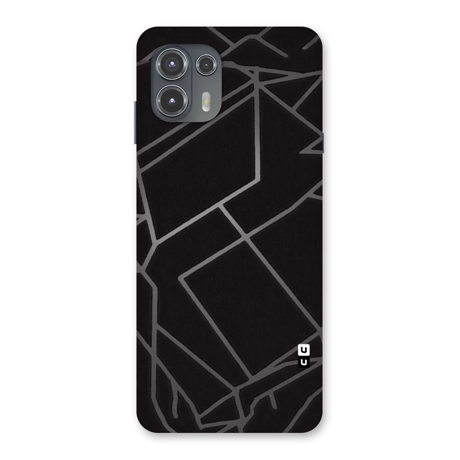 Silver Angle Design Back Case for Motorola Edge 20 Fusion