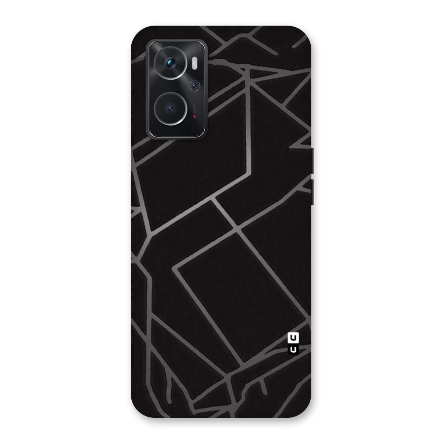 Silver Angle Design Back Case for Oppo K10 4G