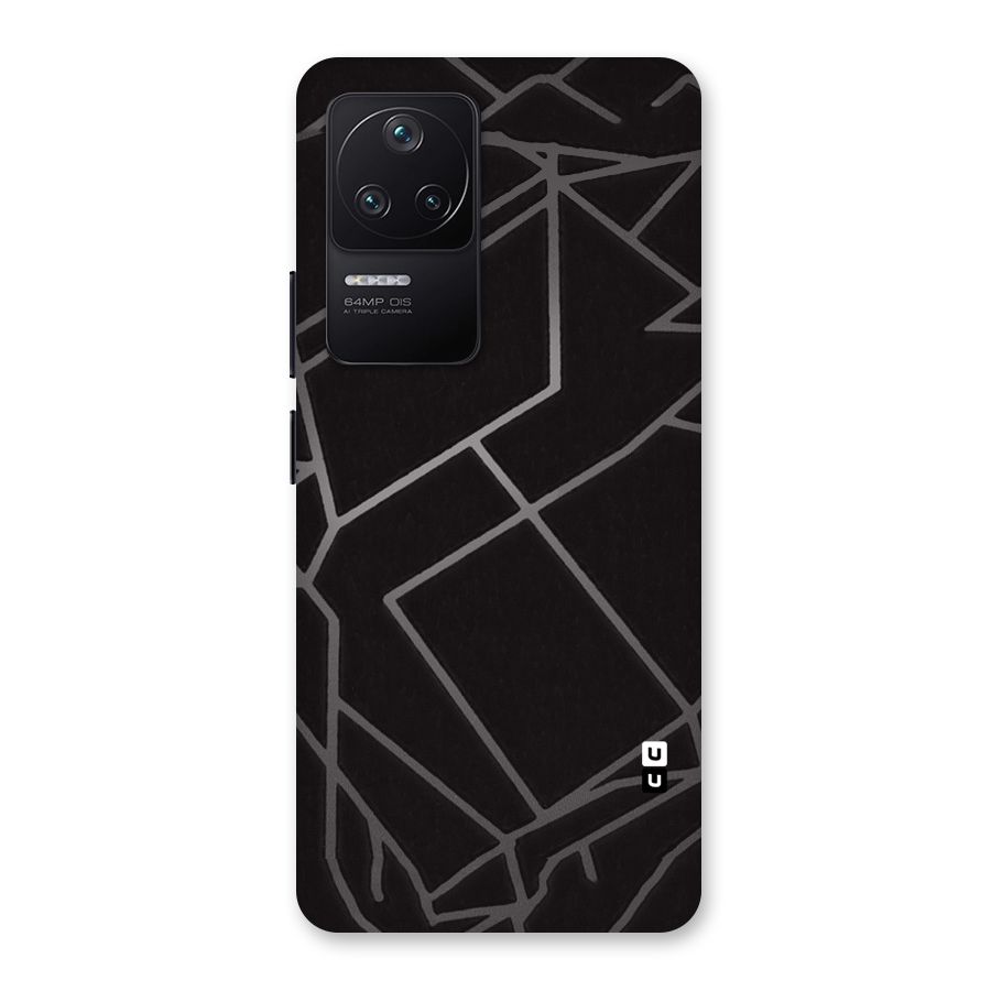 Silver Angle Design Back Case for Poco F4 5G
