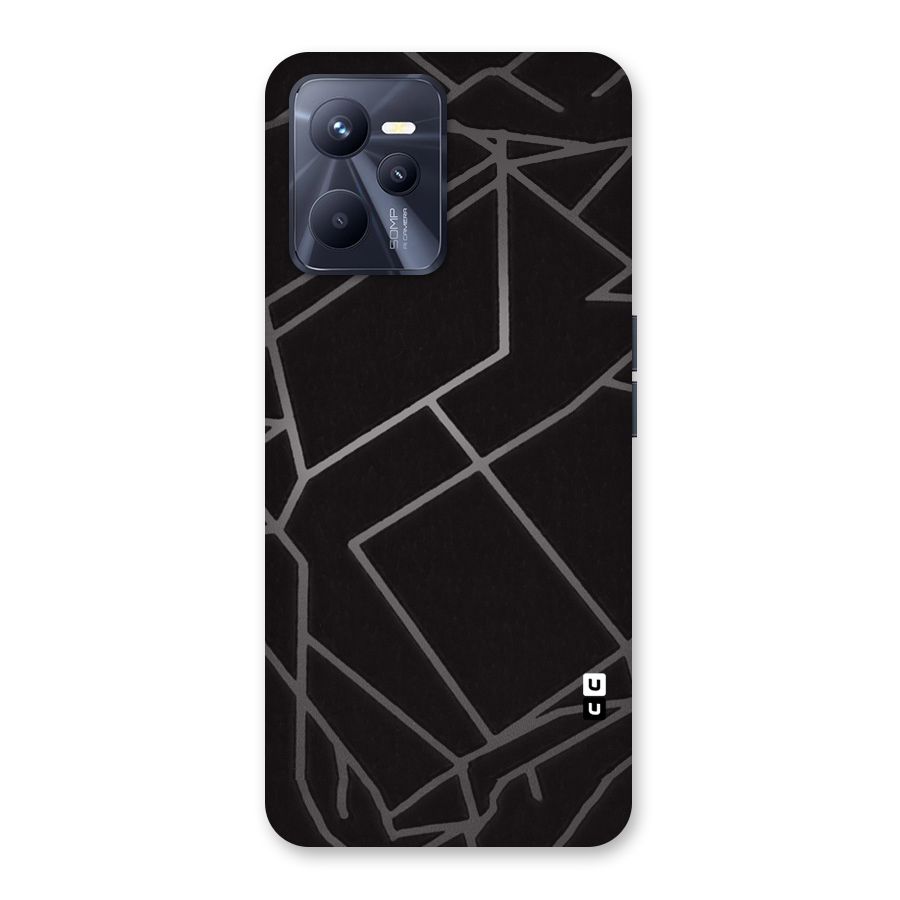 Silver Angle Design Back Case for Realme C35