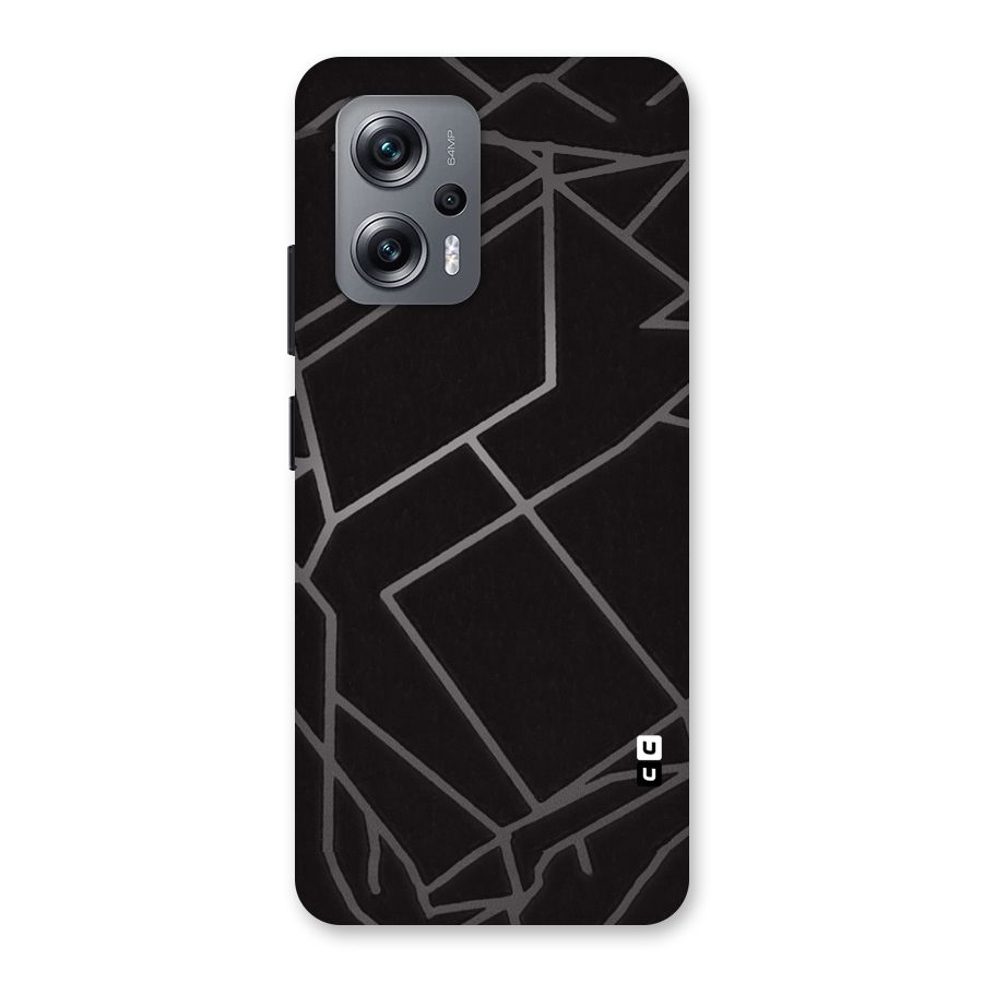 Silver Angle Design Back Case for Redmi K50i