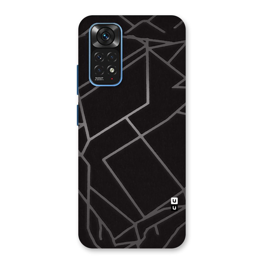 Silver Angle Design Back Case for Redmi Note 11S