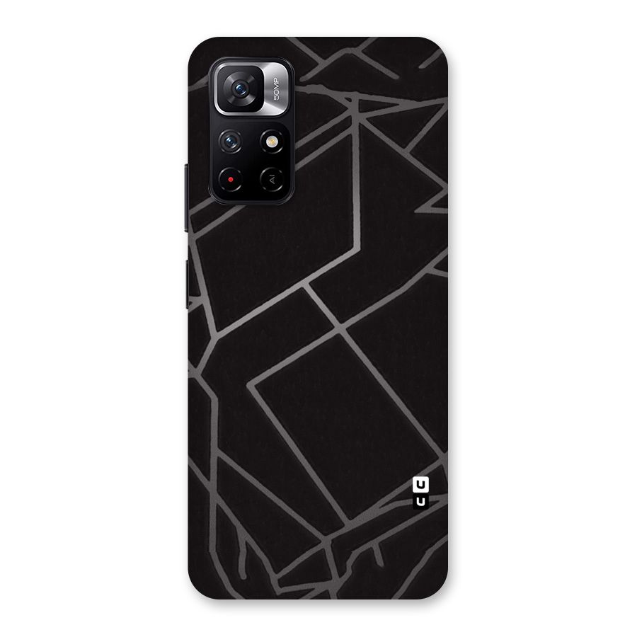 Silver Angle Design Back Case for Redmi Note 11T 5G