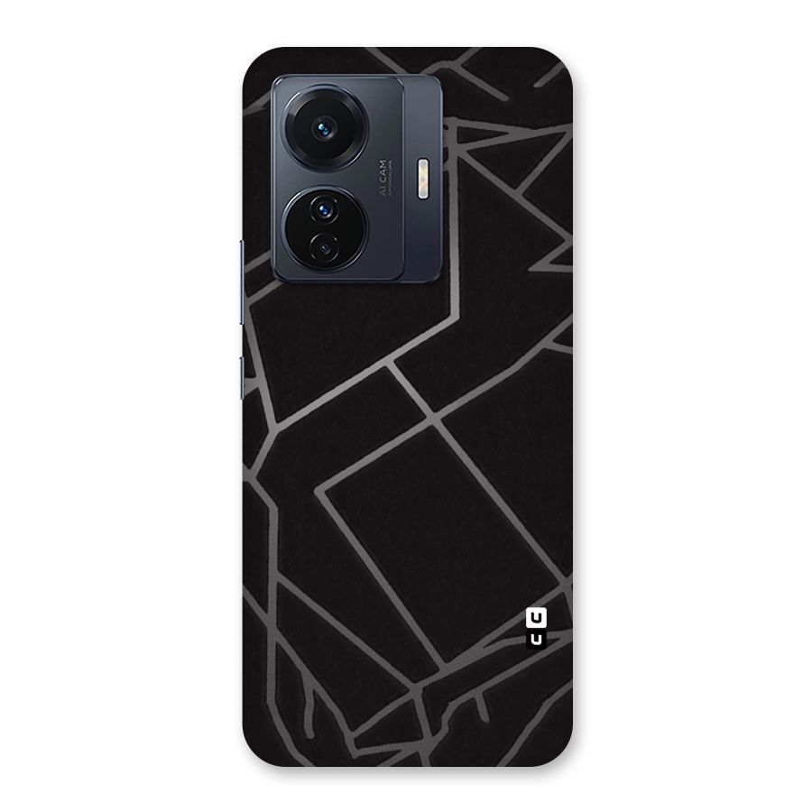 Silver Angle Design Back Case for Vivo T1 Pro