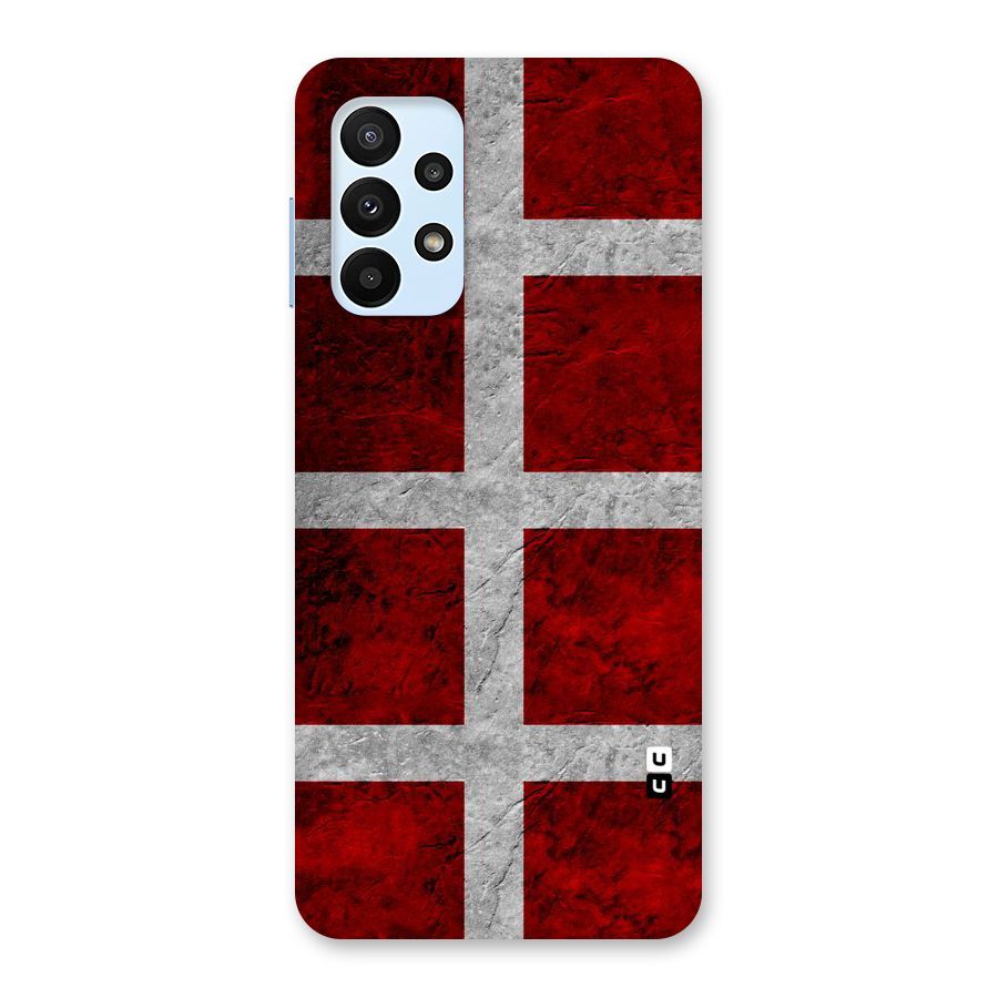 Silver Lines Back Case for Galaxy A23