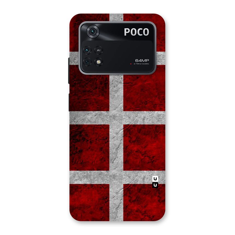 Silver Lines Back Case for Poco M4 Pro 4G
