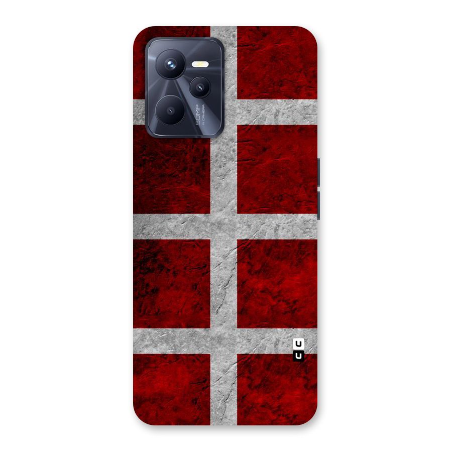 Silver Lines Back Case for Realme C35