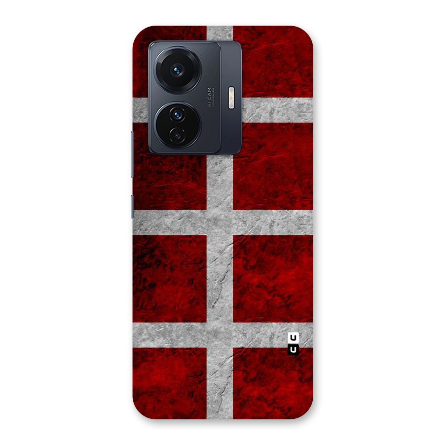 Silver Lines Back Case for Vivo T1 Pro