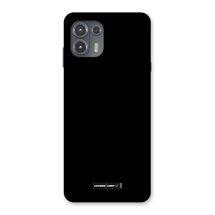 Simple Black Back Case for Motorola Edge 20 Fusion
