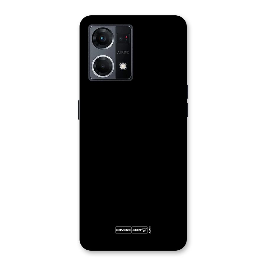Simple Black Glass Back Case for Oppo F21 Pro 5G