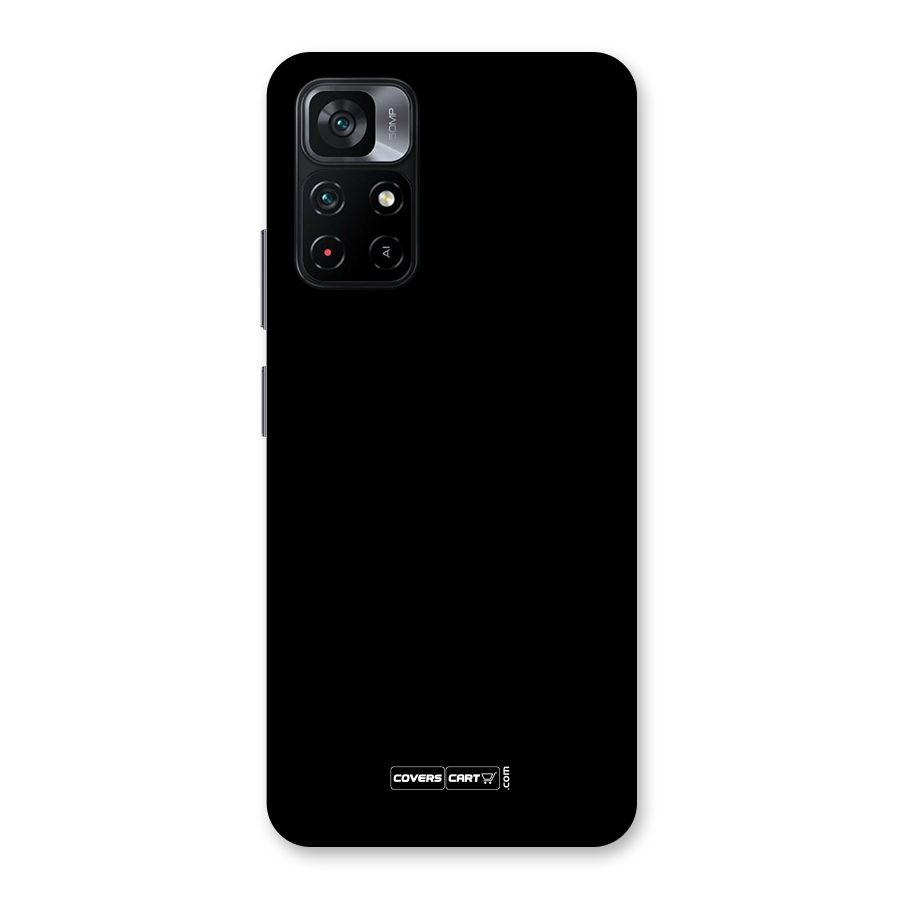 Simple Black Back Case for Poco M4 Pro 5G