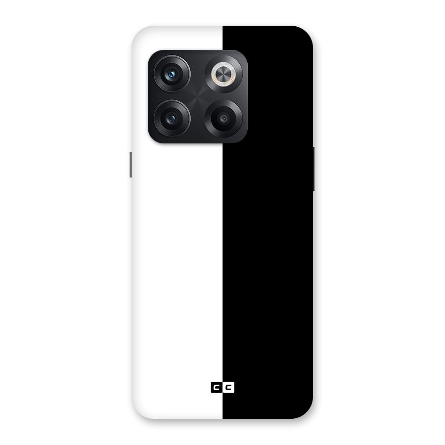 Simple Black White Back Case for OnePlus 10T