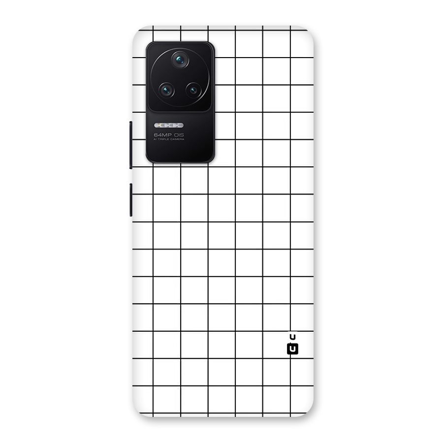 Simple Checks Back Case for Poco F4 5G