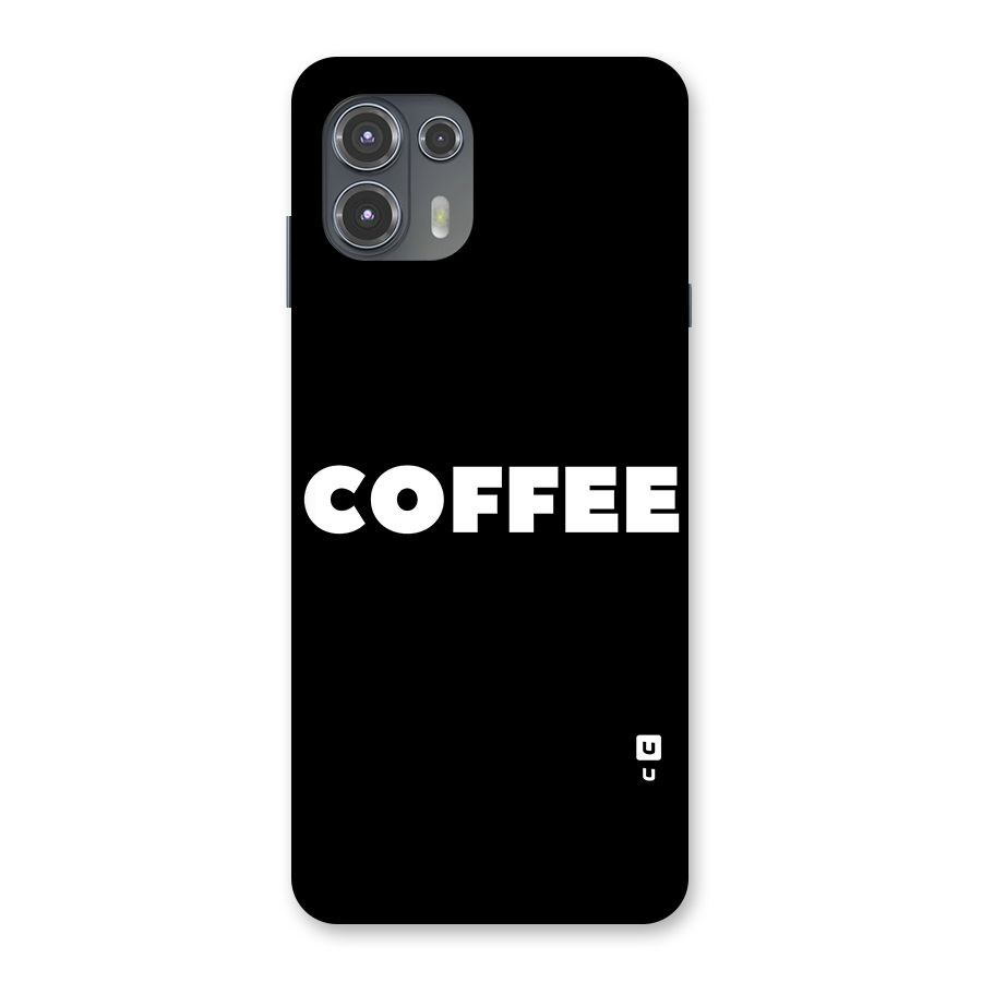 Simple Coffee Back Case for Motorola Edge 20 Fusion