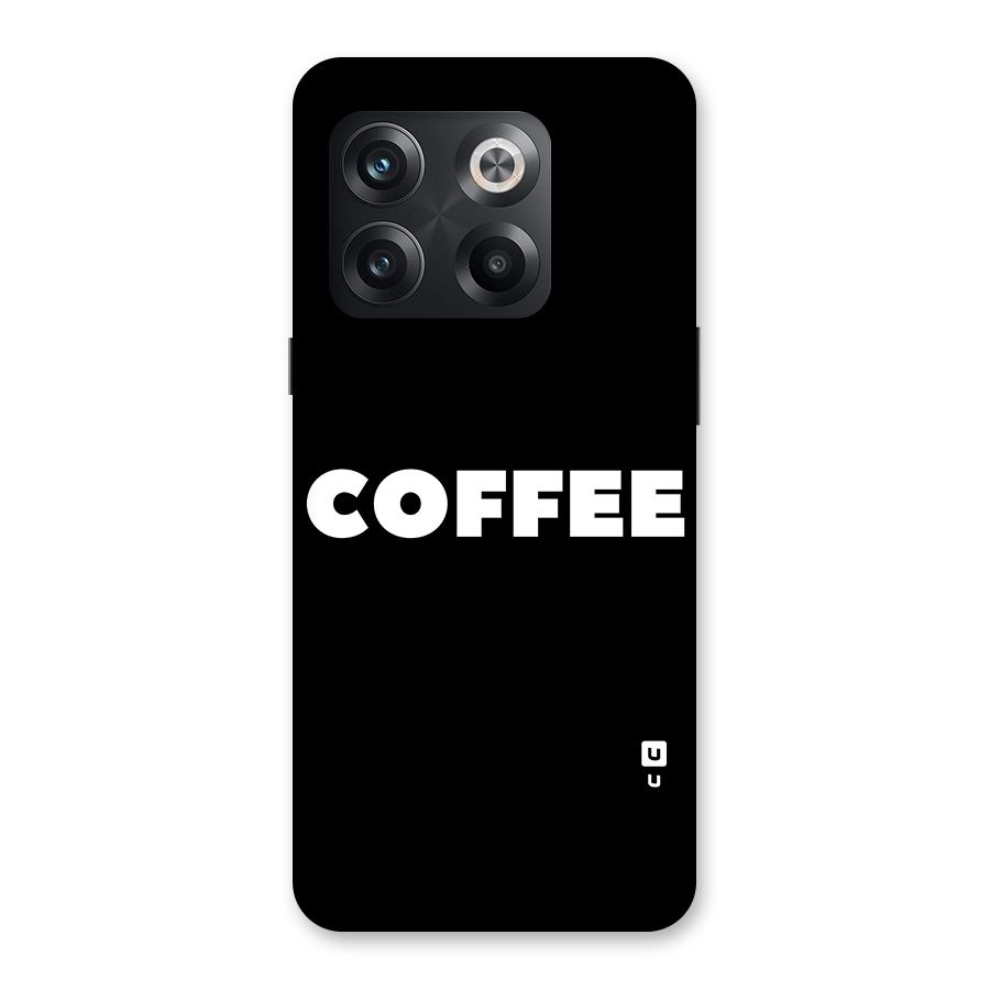 Simple Coffee Back Case for OnePlus 10T