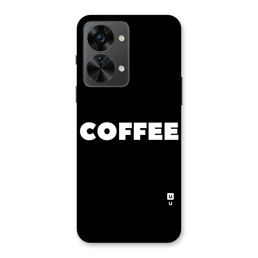 Simple Coffee Back Case for OnePlus Nord 2T