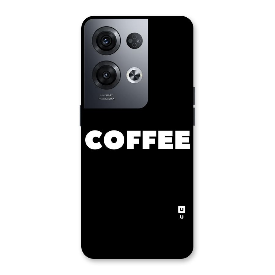 Simple Coffee Back Case for Oppo Reno8 Pro 5G