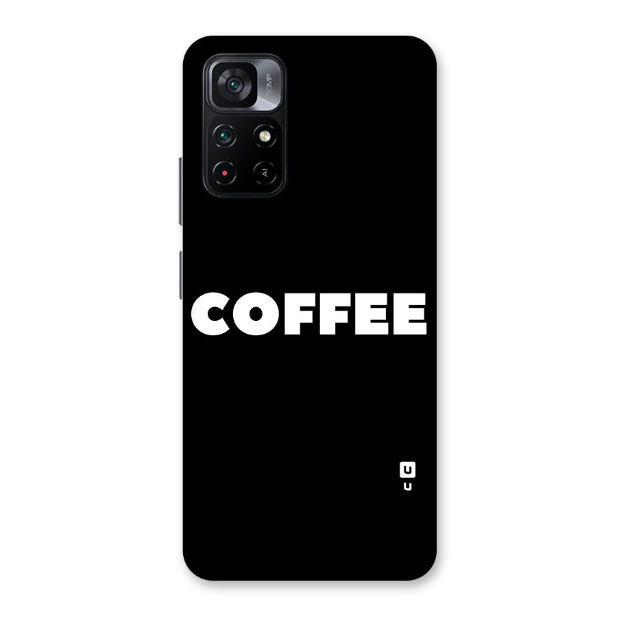 Simple Coffee Back Case for Poco M4 Pro 5G