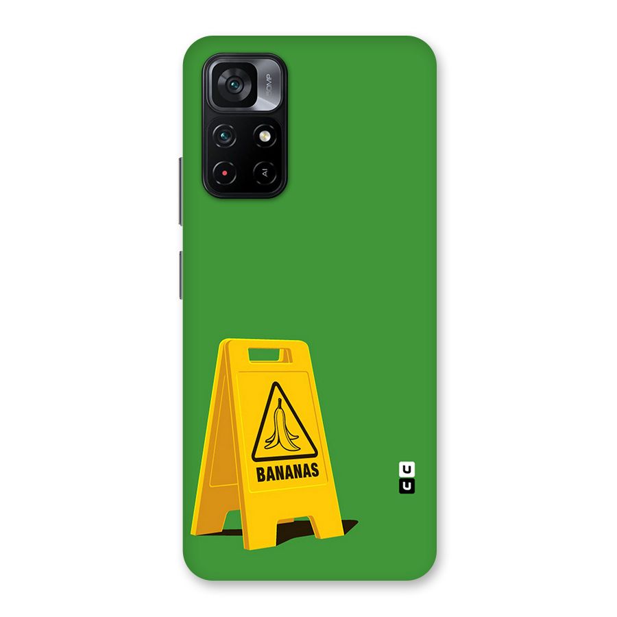 Simple Minimalist Bananas Back Case for Poco M4 Pro 5G