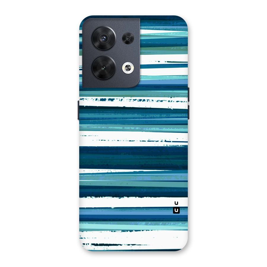 Simple Soothing Lines Back Case for Oppo Reno8 5G