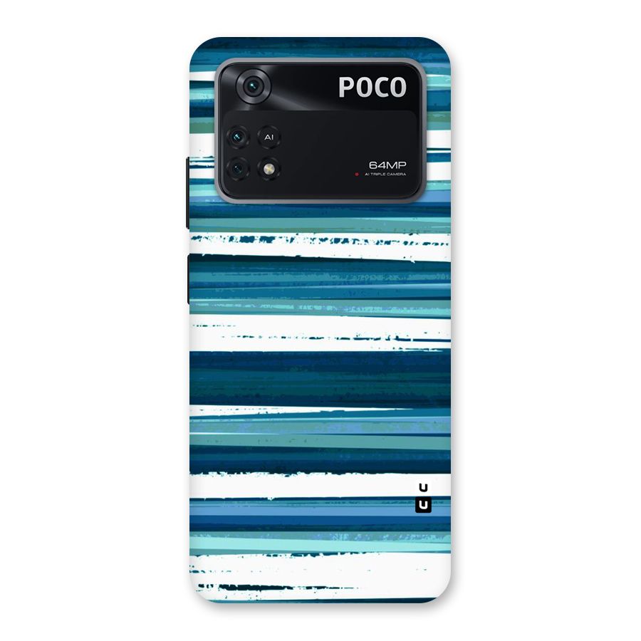 Simple Soothing Lines Back Case for Poco M4 Pro 4G