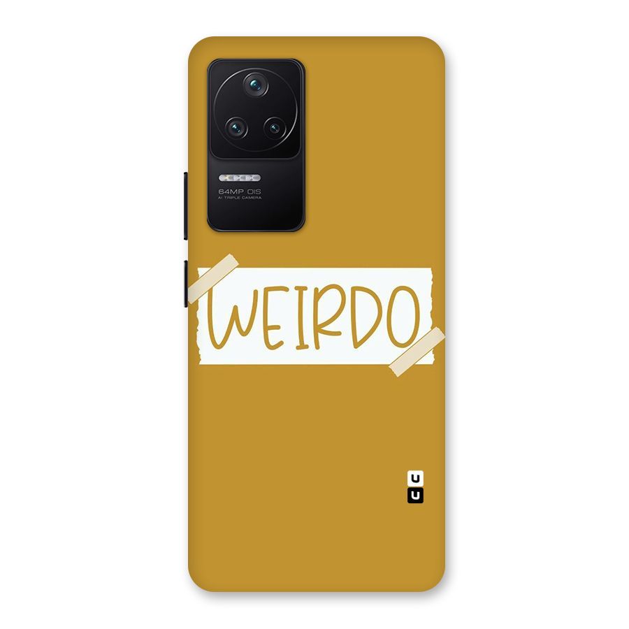 Simple Weirdo Back Case for Poco F4 5G