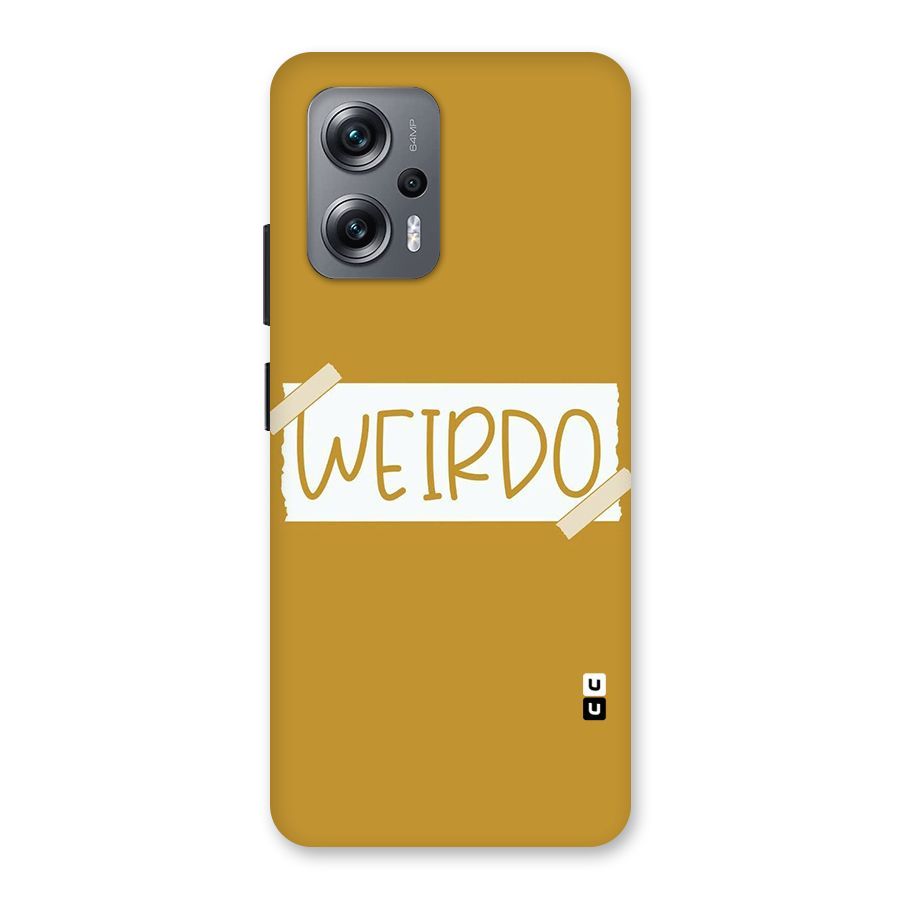 Simple Weirdo Back Case for Redmi K50i