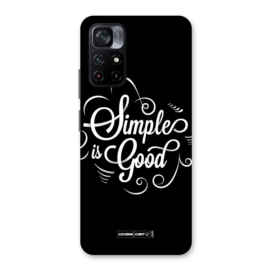 Simple is Good Back Case for Poco M4 Pro 5G