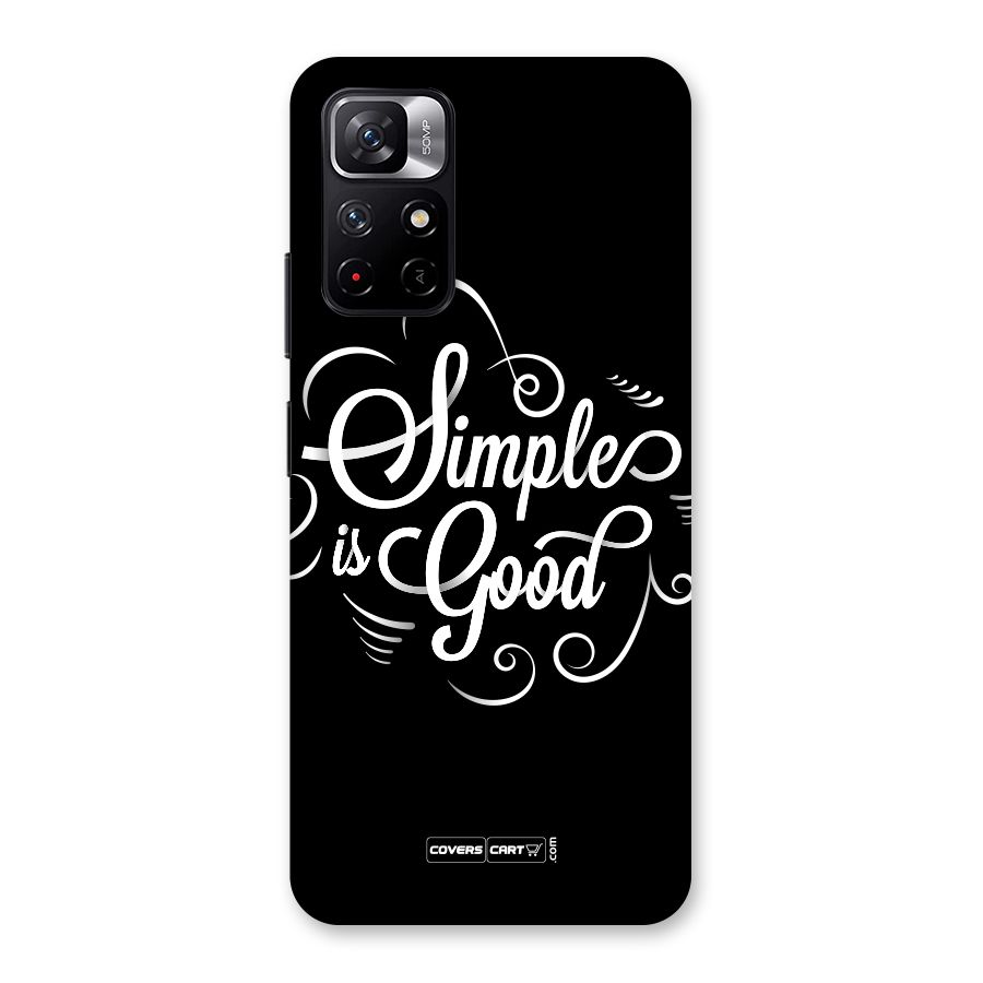 Simple is Good Back Case for Redmi Note 11T 5G