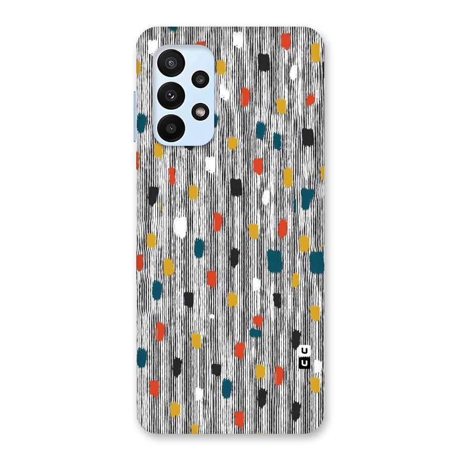 Single Paint Pattern Back Case for Galaxy A23