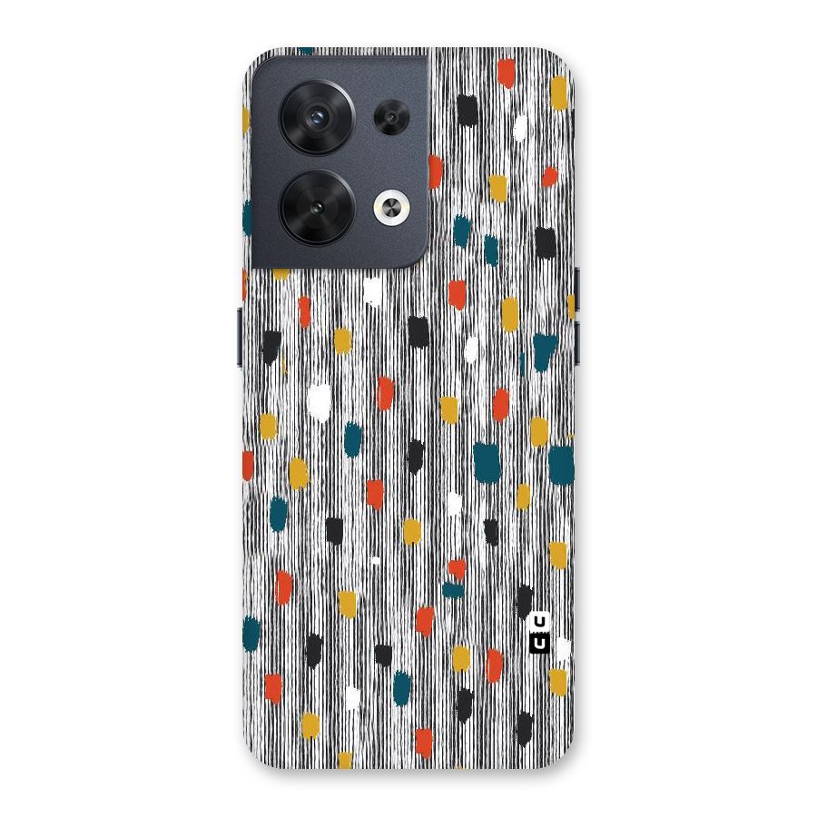 Single Paint Pattern Back Case for Oppo Reno8 5G